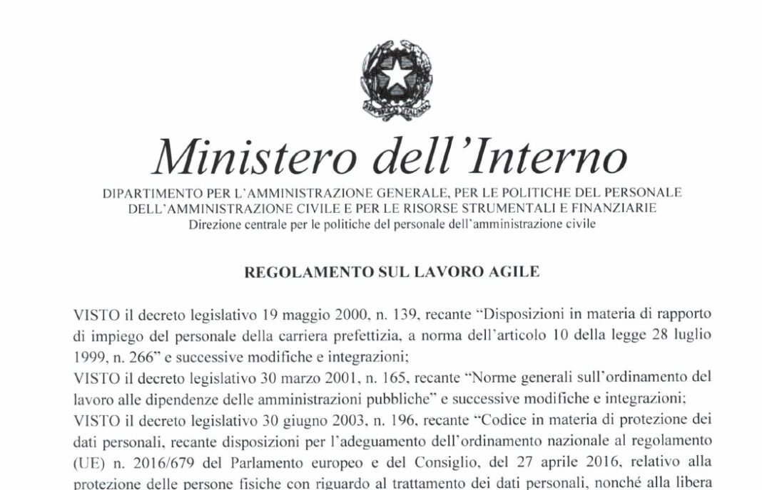 Ministero dell'Interno: piovono critiche sul nuovo regolamento Smartworking